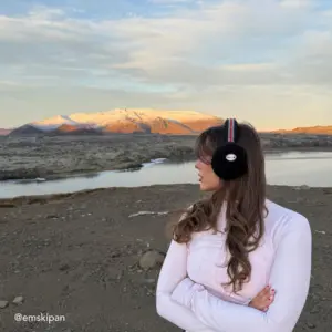 Alternative view of We Norwegians Angahook Earmuffs Navy